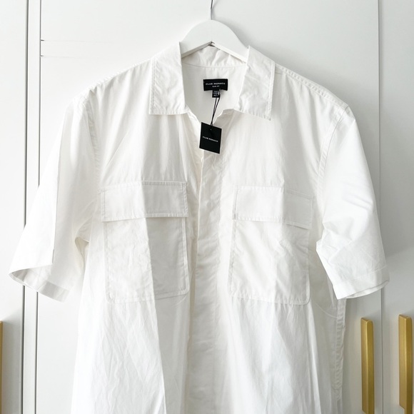 BNWT Men’s Club Monaco Cotton Utility shirt - Picture 5 of 12
